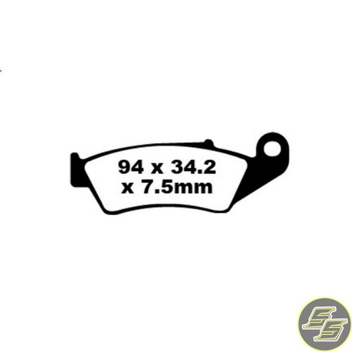[PRE-P126] Premier Brake Pad Organic Standard FA185