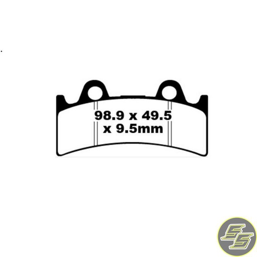 [PRE-P121] Premier Brake Pad Organic Standard FA190