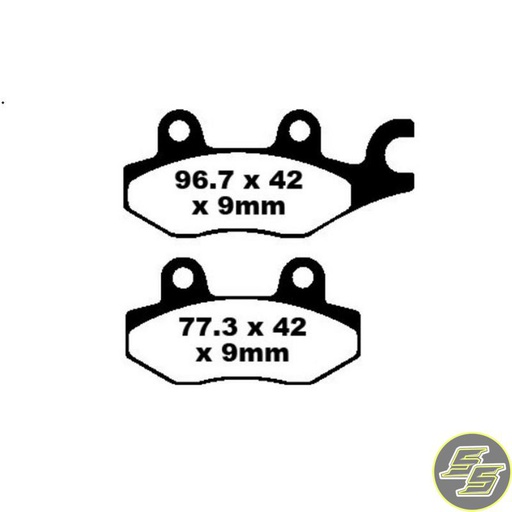 [PRE-P207] Premier Brake Pad Organic Standard FA197