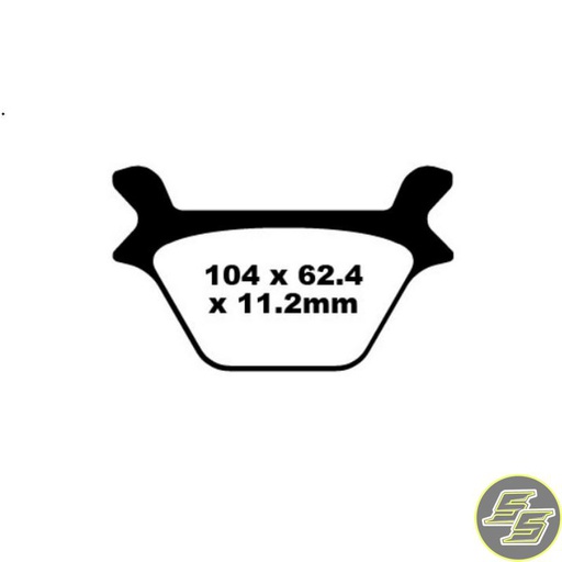 [PRE-P156] Premier Brake Pad Organic Standard FA200