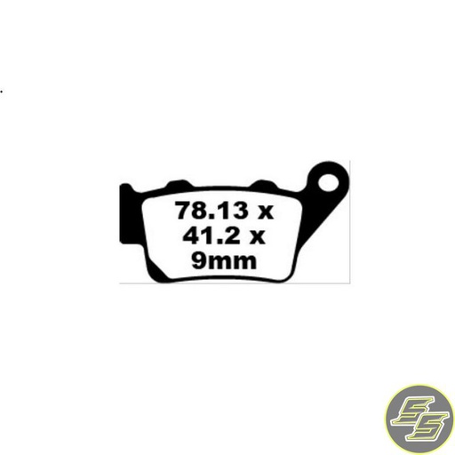 [PRE-P166] Premier Brake Pad Organic Standard FA208