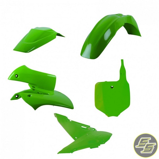 [POL-90923] Polisport Plastic Kit Kawasaki KX65 '00- Green
