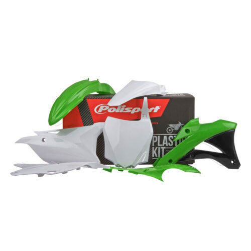 [POL-90632] Polisport Plastic Kit Kawasaki KX85|100 '14- OEM Green