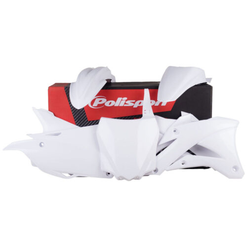 [POL-90633] Polisport Plastic Kit Kawasaki KX85|100 '14- White