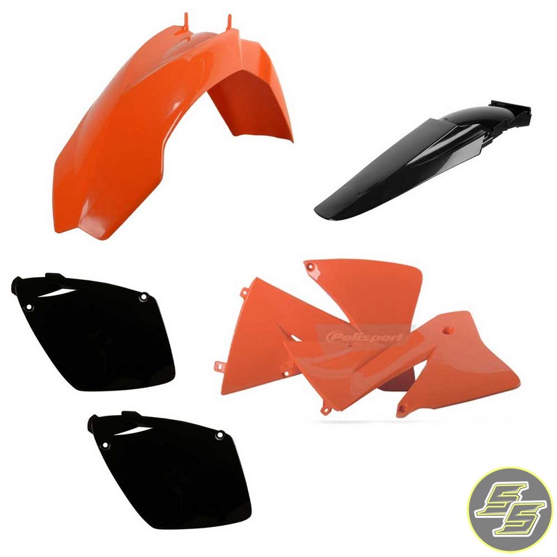 Polisport Plastic Kit KTM EXC|XCW '01-02 OEM Orange