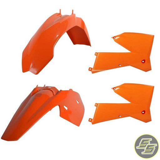 [POL-90891] Polisport Plastic Kit KTM EXC|XCW '05-07 OEM Orange