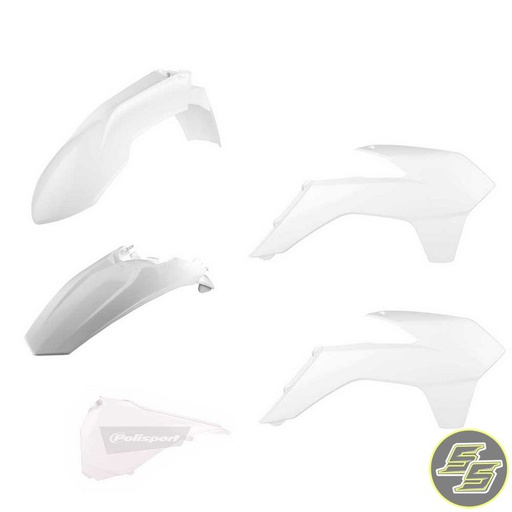 [POL-90645] Polisport Plastic Kit KTM EXC|XCW '14-16 White