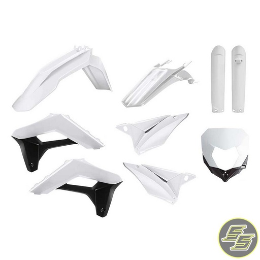 [POL-90857] Polisport Plastic Kit Sherco SE|SEF '17-21 White