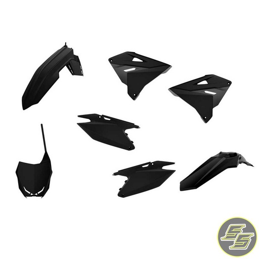 [POL-90865] Polisport Plastic Kit Suzuki RM125|250 '01-08 Restyling Black