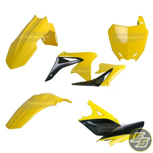 [POL-90727] Polisport Plastic Kit Suzuki RMZ250 '10-18 OEM Yellow
