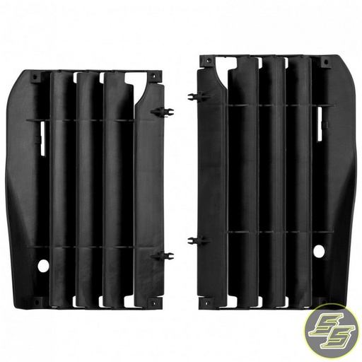 [POL-8456300003] Polisport Radiator Louvers Honda CRF250R '10-13 Black