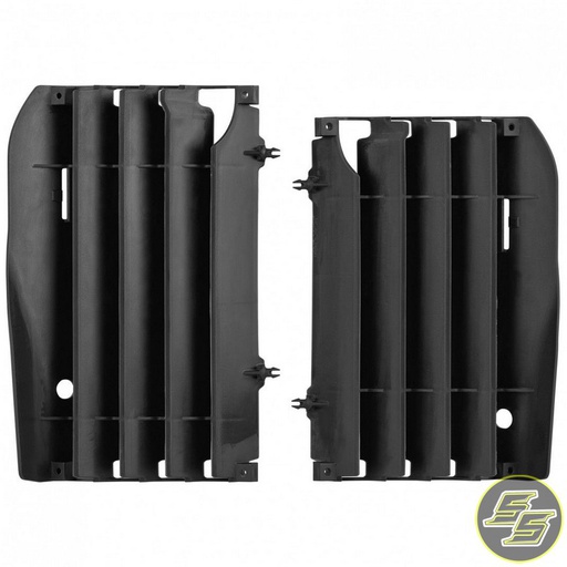 [POL-8456400003] Polisport Radiator Louvers Honda CRF450R '09-12 Black