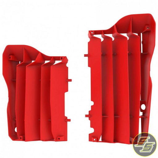 [POL-8462900002] Polisport Radiator Louvers Honda CRF450R '17-20 Red