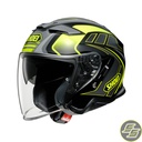 Shoei Open Face Helmet J-Cruise 2 Aglero TC3 Black/Grey/Yellow