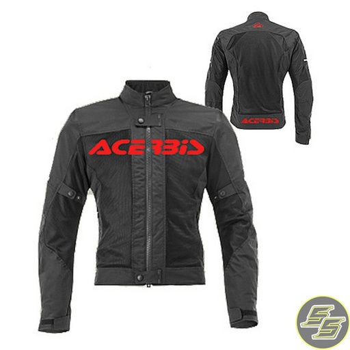 [ACE-0023972-323] Acerbis Vented Jacket Tropicana Black/Red