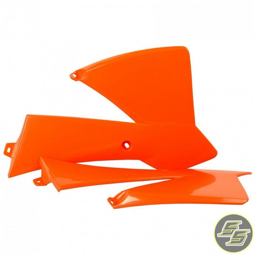 [POL-8429500001] Polisport Radiator Shrouds KTM 65SX '02-08 Orange