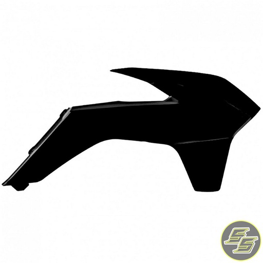 [POL-8417400003] Polisport Radiator Shrouds KTM SX|EXC|XC '13-16 Black