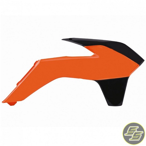 [POL-8417400004] Polisport Radiator Shrouds KTM SX|EXC|XC '13-16 Orange/Black