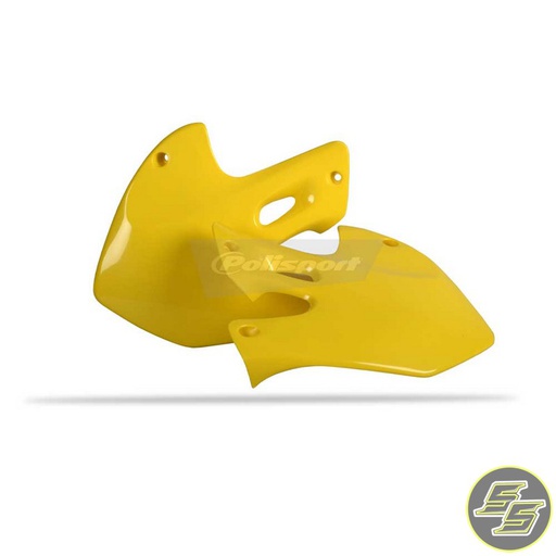 [POL-8412100001] Polisport Radiator Shrouds Suzuki RM125|250 '99-00 Yellow