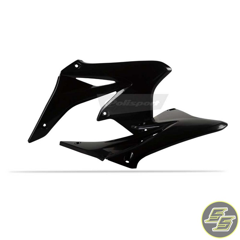 Polisport Radiator Shrouds Suzuki RMZ250 '10- Black