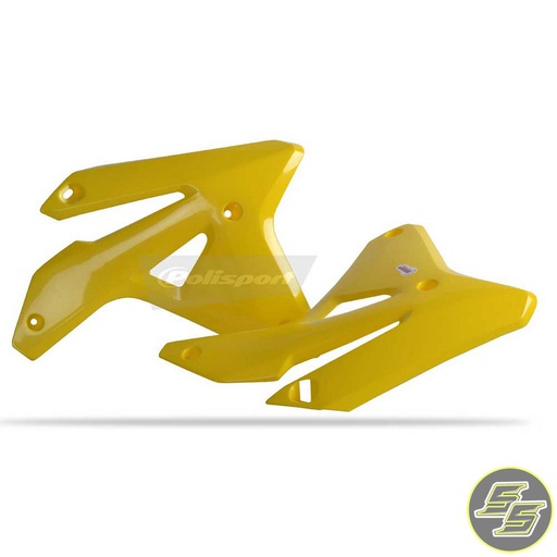 [POL-8428500001] Polisport Radiator Shrouds Suzuki RMZ450 '07 Yellow
