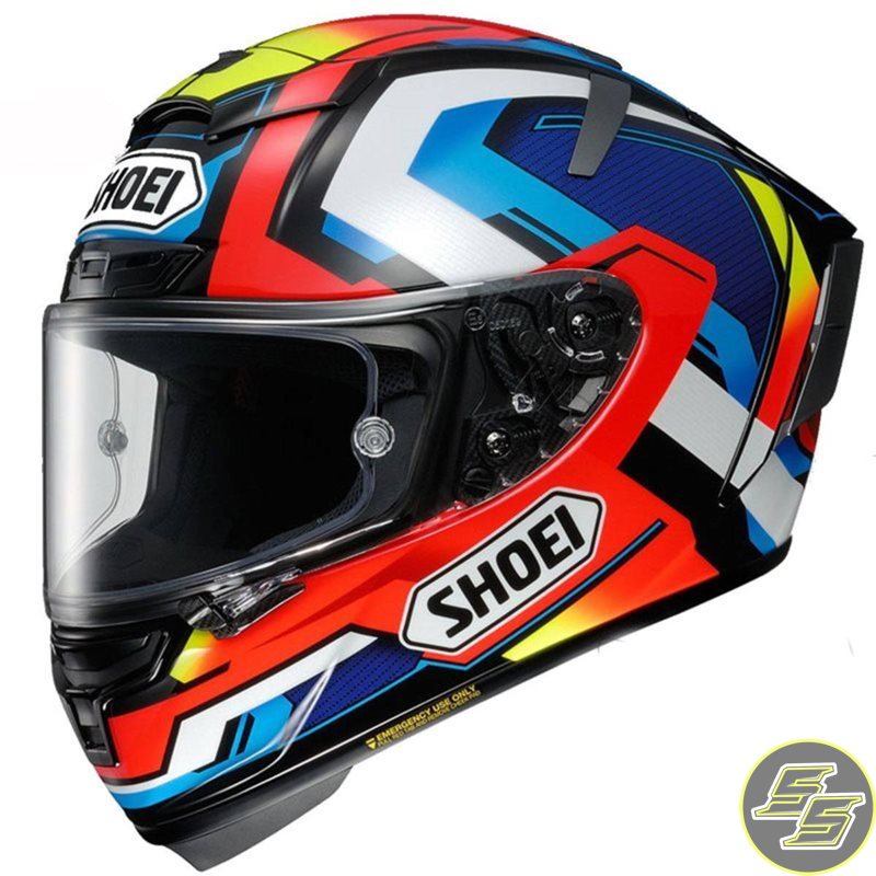 Shoei Full Face Helmet X-Spirit 3 Brink TC1 Blue/Red/Yellow