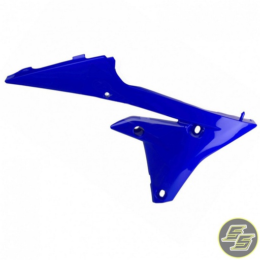 [POL-8417200001] Polisport Radiator Shrouds Yamaha YZF|WRF 250|450 '14-18 Blue/White