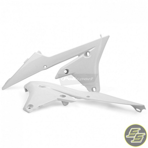 [POL-8417200002] Polisport Radiator Shrouds Yamaha YZF|WRF 250|450 '14-18 White