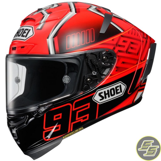 [SHO-XS3-MM4TC1] Shoei Full Face Helmet X-Spirit 3 Marquez 4 TC1 Black/Red