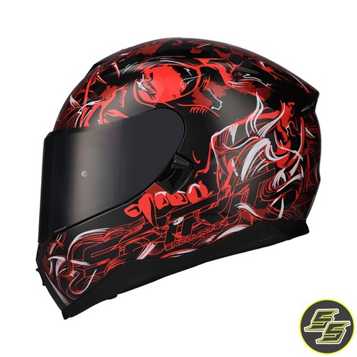 [SPI-ENCO-REAP-RD] Spirit Full Face Helmet Encounter Reaper Red