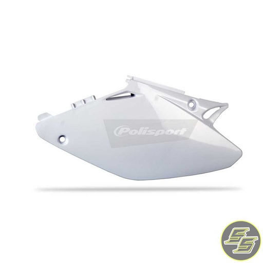 [POL-8600700001] Polisport Side Covers Honda CR125|250 '02-07 White