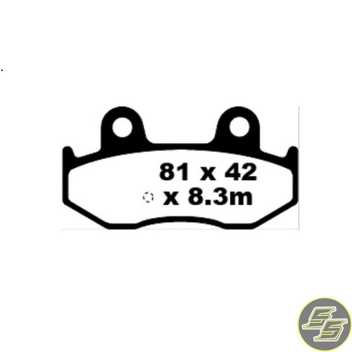 [PRE-P355SC] Premier Brake Pad Organic Scooter FA411