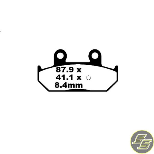[PRE-P356SC] Premier Brake Pad Organic Scooter FA412