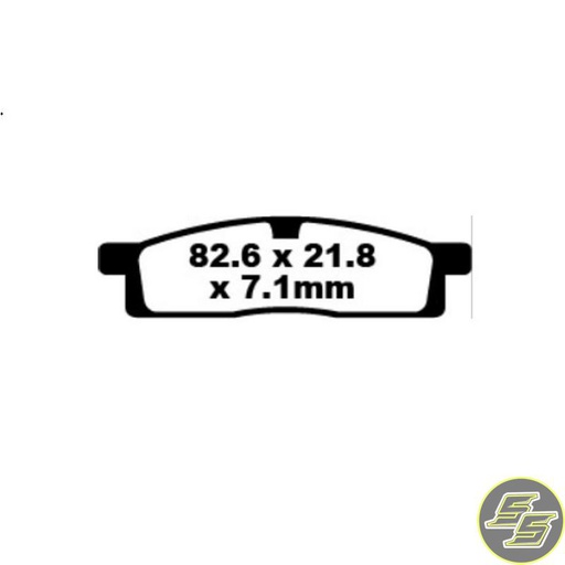 [PRE-P163] Premier Brake Pad Organic Standard FA119