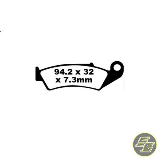 [PRE-P042] Premier Brake Pad Organic Standard FA125
