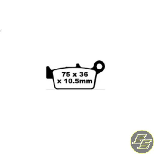 [PRE-P045] Premier Brake Pad Organic Standard FA131