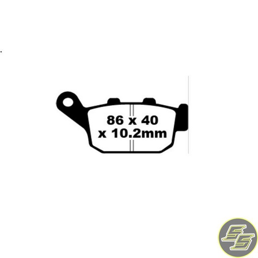 [PRE-P061] Premier Brake Pad Organic Standard FA140