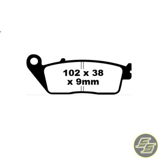 [PRE-P047] Premier Brake Pad Organic Standard FA142