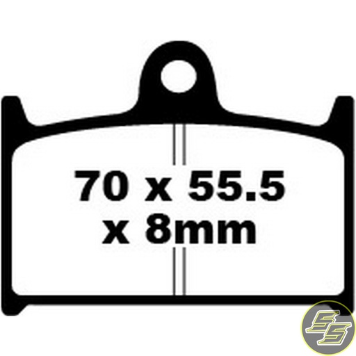 [PRE-P050] Premier Brake Pad Organic Standard FA145