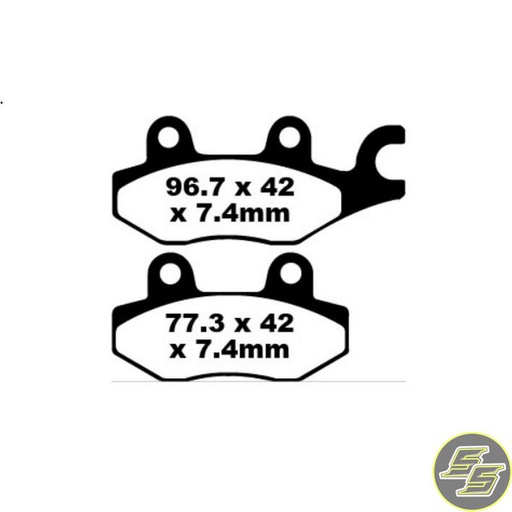 [PRE-P055] Premier Brake Pad Organic Standard FA165