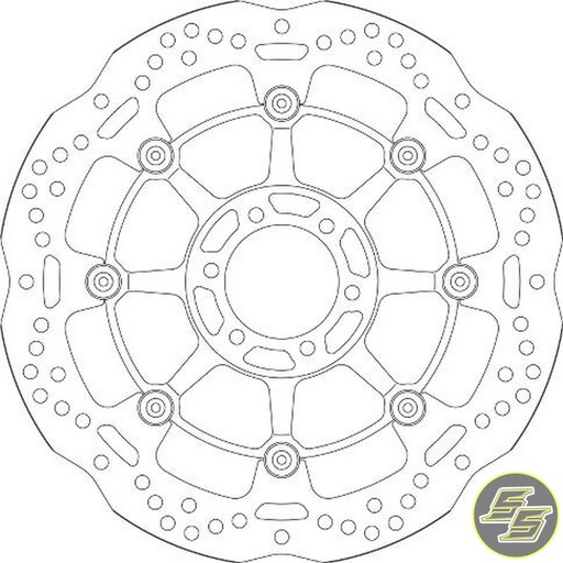 [SBS-6024] SBS Brake Disc Apr|BMW|Duc|KTM|Yam Upgrade Front 6024