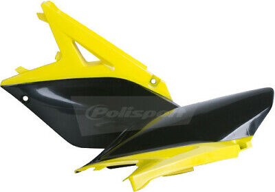 [POL-8605200001] Polisport Side Covers Suzuki RMZ250 '10-17 Yellow/Black