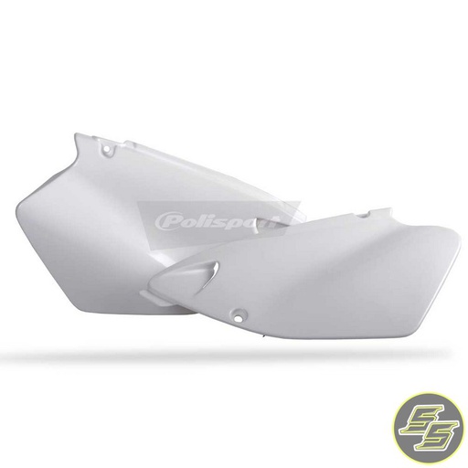 [POL-8415000001] Polisport Side Covers Yamaha YZ125|250 '96-01 White