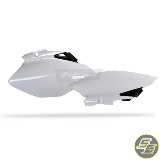 [POL-8602900001] Polisport Side Covers Yamaha YZ250|450F '06-09 Black/White