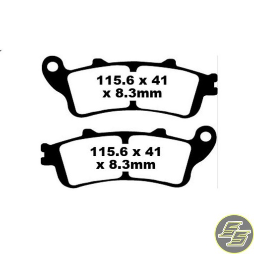 [PRE-PH247] Premier Brake Pad Street Sintered Double H FA261HH