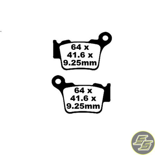 [PRE-PHS327] Premier Brake Pad Street Sintered Double H FA368MXS