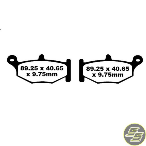 [PRE-PH364] Premier Brake Pad Street Sintered Double H FA419HH