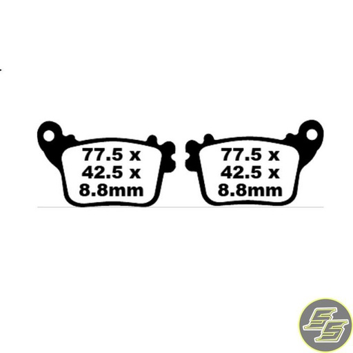 [PRE-PH381] Premier Brake Pad Street Sintered Double H FA436HH