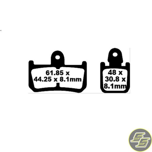 [PRE-PH384] Premier Brake Pad Street Sintered Double H FA442/4HH