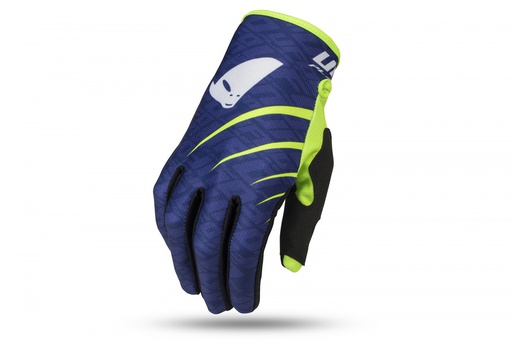 [UFO-GU04475-N] UFO MX Skill Indium Glove Blue/Neon Yellow